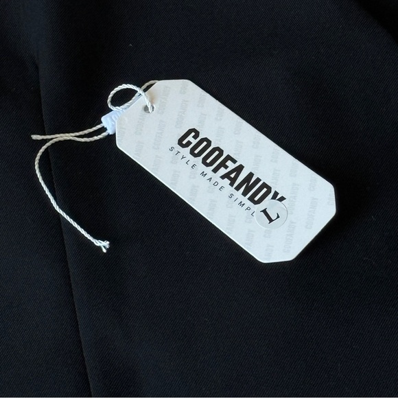 Coofandy Black Suit Vest - Picture 6 of 6